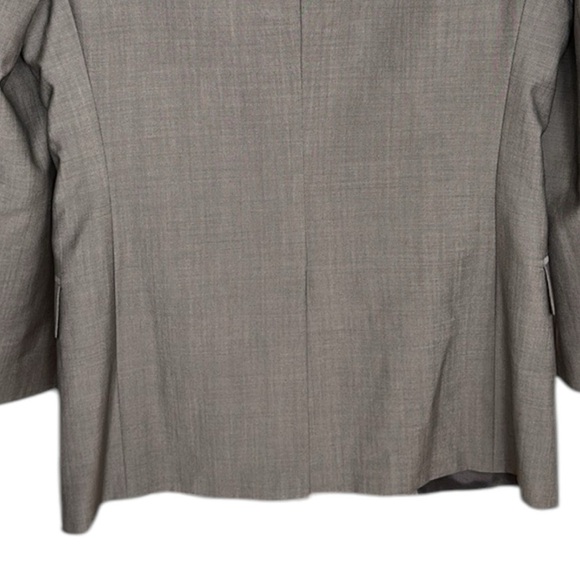 HUGO BOSS Aamon Hago Sport Coat Blazer Jacket Gray Wool Mohair Career, Size 36S - Picture 7 of 13